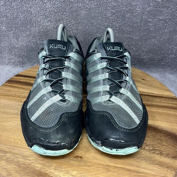 Kuru Womens Chicane Hiking Trail Shoes Size 9 Gray Teal Sneakers 20060890 Mesh - Picture 2 of 11